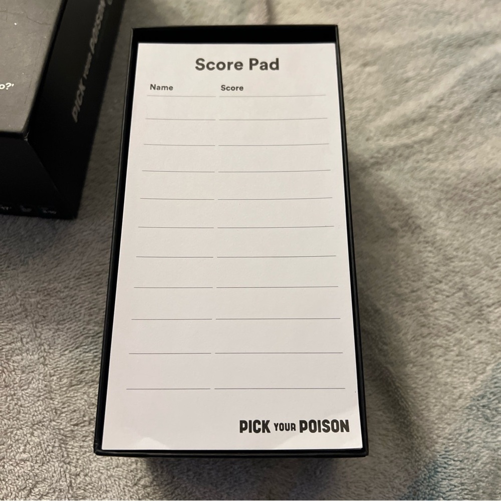 Pick Your Poison After Dark Edition Party Game - Picture 5 of 11